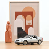 Mercedes-Benz SLK 1996 Brillant Silver 1:18