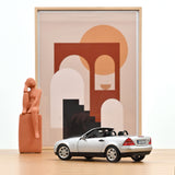 Mercedes-Benz SLK 1996 Brillant Silver 1:18