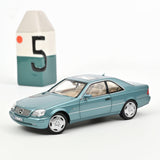 Mercedes-Benz CL600 Coupé 1997 Bleu métallisé 1/18