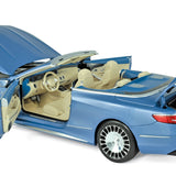 Mercedes-Maybach S650 Cabriolet 2018 Bleu métallisé 1/18