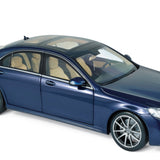 Mercedes-Benz Classe S AMG-Line 2018 Bleu foncé métallisé 1/18