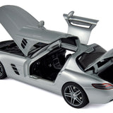 Mercedes-Benz SLS AMG Coupe 2010 Gris métallisé 1/18