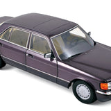 Mercedes-Benz 560 SEL 1991 Mauve métallisé 1/18