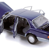 Mercedes-Benz 560 SEL 1985 Bleu 1/18