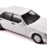 Mercedes-Benz S600 1997 Blanc 1/18