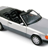 Mercedes-Benz 300 CE-24 Cabriolet 1990 Argent métallisé 1/18
