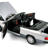 Mercedes-Benz 300 CE-24 Cabriolet 1990 Argent métallisé 1/18