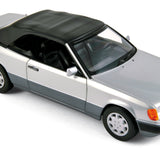 Mercedes-Benz 300 CE-24 Cabriolet 1990 Argent métallisé 1/18