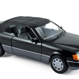 Mercedes-Benz 300 CE-24 Cabriolet 1990 Noir 1/18
