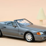 Mercedes-Benz 500 SL 1989 Gris métallisé 1/18