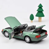 Mercedes-Benz 500 SL 1989 Vert métallisé 1/18 - 200pcs