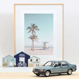Mercedes-Benz 190 E 1984 Bleu clair métallisé 1/18