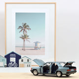 Mercedes-Benz 190 E 1984 Bleu clair métallisé 1/18