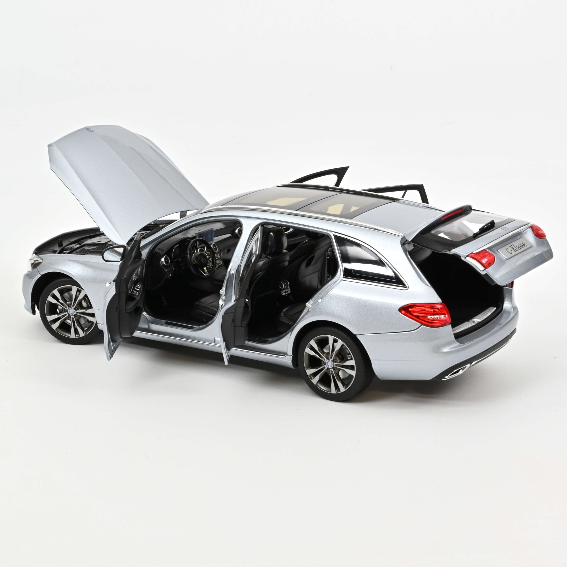 Mercedes-Benz C-Class Estate 2014 Silver metallic 1:18 – Norev 