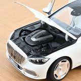 Mercedes-Maybach S 680 4MATIC 2021 Blanc Diamant met 1/18