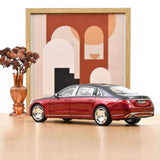 Mercedes-Maybach S 680 4MATIC 2021 Nautikblau/Patagonienrot 1:18