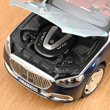 Mercedes-Maybach S 680 4MATIC 2021 Bleu Nautical/Argent Hightech 1/18