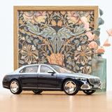 Mercedes-Maybach S 680 4MATIC 2021 Bleu Nautical/Argent Hightech 1/18