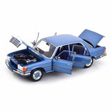 Mercedes-Benz 350 SE Bleu métallisé 1/18