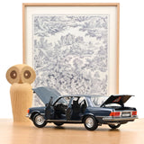 Mercedes-Benz 350 SEL 1979 Bleu Hansa 1/18