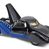 Peugeot 302 Darl'Mat Coupe 1937 Clear&Dark Blue 1:18