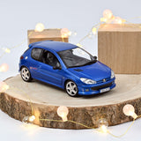 Peugeot 206 RC 2003 Recif Blau 1:18