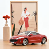 Peugeot RCZ 2010 Amber Red 1:18 - 200pcs