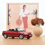 Peugeot 306 Cabriolet 1994 Rouge Lucifer 1/18