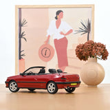 Peugeot 306 Cabriolet 1994 Rouge Lucifer 1/18