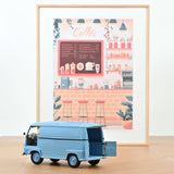 Renault Estafette 1959 Bleu Clair 1/18 - 200pcs