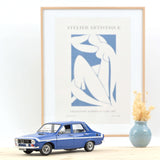 Renault 12 Gordini 1971 Blue-de-France Blue 1:18