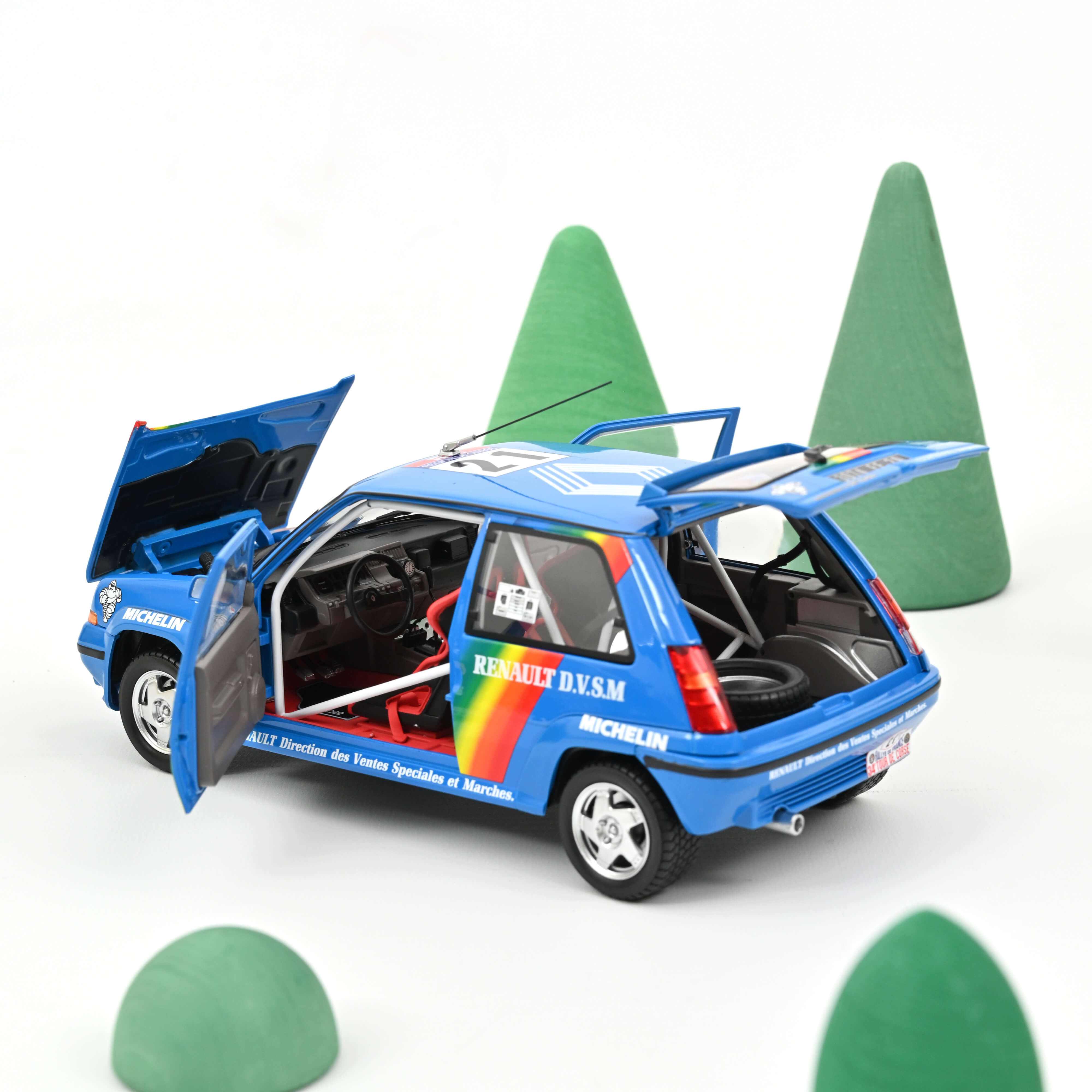 Modellino In Miniatura Renault 5 1/43 Spark GT Turbo No.14 Societe Diac Diac Rallye WM Tour De Corse 1990 J Ragnotti G Thimonier 1 Modellino In Miniatura Renault 5 1/43 Spark GT Turbo No.14 Societe Diac Diac Rallye WM Tour De Corse 1990 J Ragnotti G Thimonier 1
