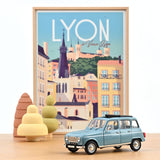 Renault 4L 1966 bleu français 1/18