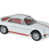 Alpine A110 1600S 1971 Blanc avec déco rouge 1/18