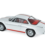 Alpine A110 1600S 1971 Blanc avec déco rouge 1/18