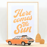 Renault 17 TS Découvrable 1974 Orange 1/18 - 300pcs
