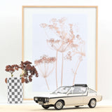 Renault 17 Gordini Découvrable 1975 Blanc 1/18 - 300pcs