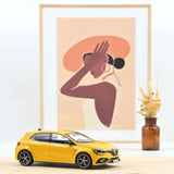 Renault Megane R.S. Trophy 2019 Sirius Yellow 1:18