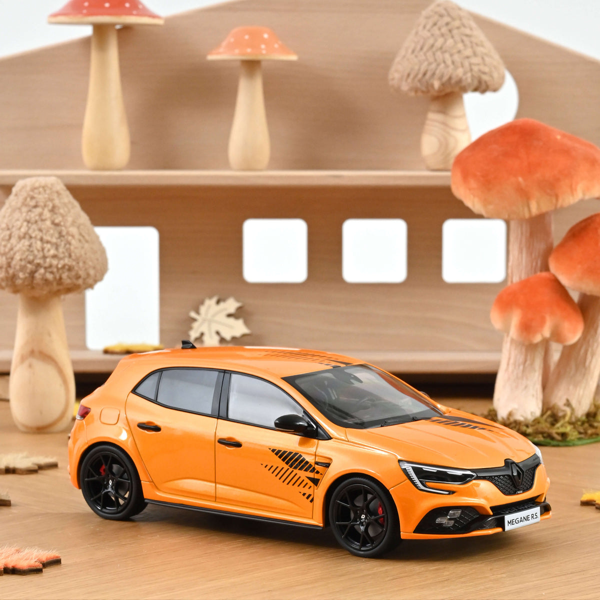 Norev Renault Megane R.S. Trophy 2022 Tonic Orange – Échelle 1/18 – Modèle Métal Miniature – Collectionneur – Neuf Sous Blister