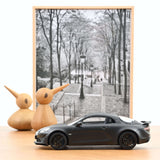 Alpine A110 S Kit Aéro 2025 Matte Carbon Black 1:18 - 110pcs