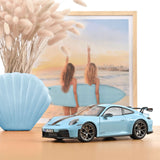 Porsche 911 GT3 w/Weissach Pack 2025 Gulfblue 1:18
