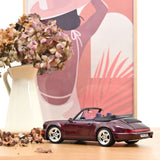 Porsche 911 Turbo Look Cabriolet 1992 Amethyst métallisé 1/18 - 200pc