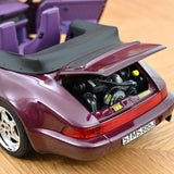 Porsche 911 Turbo Look Cabriolet 1992 Amethyst métallisé 1/18 - 200pc