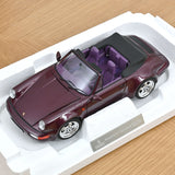 Porsche 911 Turbo Look Cabriolet 1992 Amethyst métallisé 1/18 - 200pc