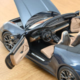 Porsche 911 Carrera Cabriolet 2025 Bleu Yachting métallisé 1/18