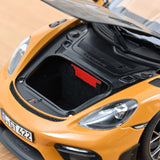 Porsche Cayman GT4 RS avec pack Weissach 2023 Jaune Bahama 1/18