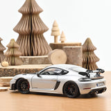 Porsche Cayman GT4 RS w/Weissach Pack 2023 GT-Silvermetallic 1:18