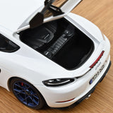 Porsche Cayman GT4 RS w/Weissach Pack 2023 White 1:18