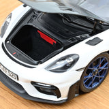 Porsche Cayman GT4 RS w/Weissach Pack 2023 White 1:18