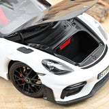 Porsche 718 Spyder RS w/ Weissach Pack 2023 White 1:18